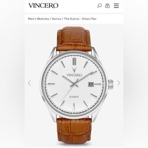 Like New Vincero Kairos Watch. Worn less than handful of times.